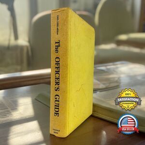 VINTAGE The Officer's Guide 1965-66 Military Army Guide Book 30th Edition NO DJ